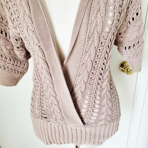 BCBG Geeration cross front hooded sweater - Picture 2 of 6